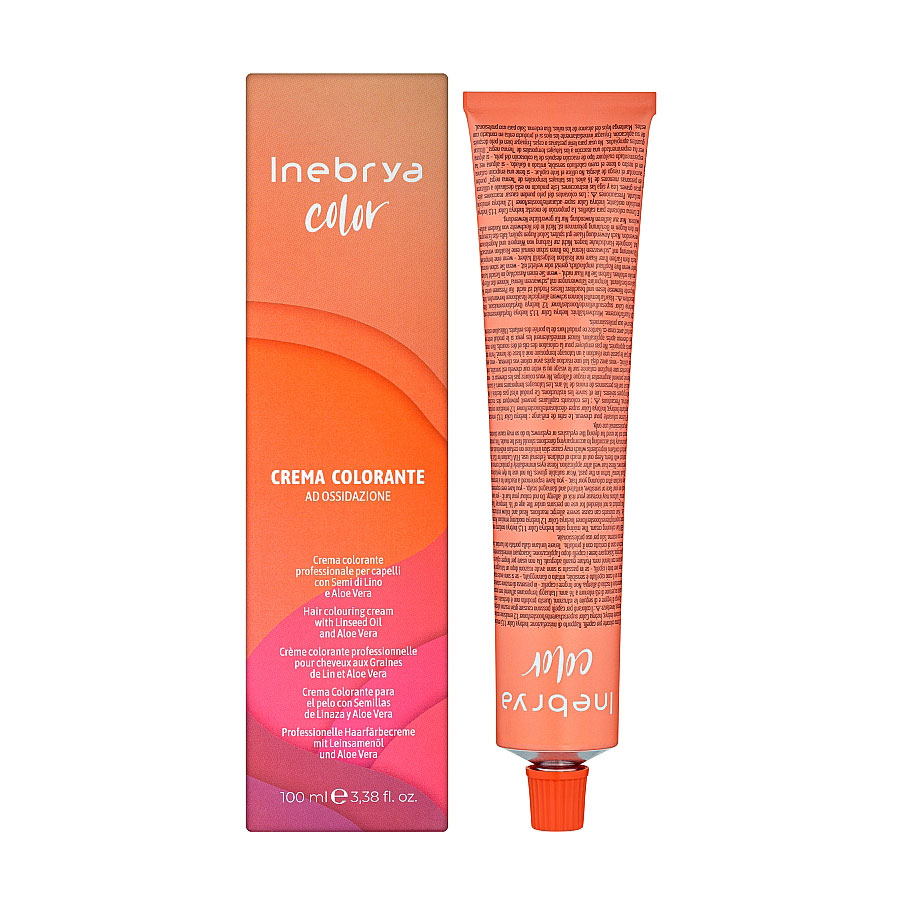 Перманентна крем-фарба для волосся Inebrya Color 7/0 Blonde, 100 мл